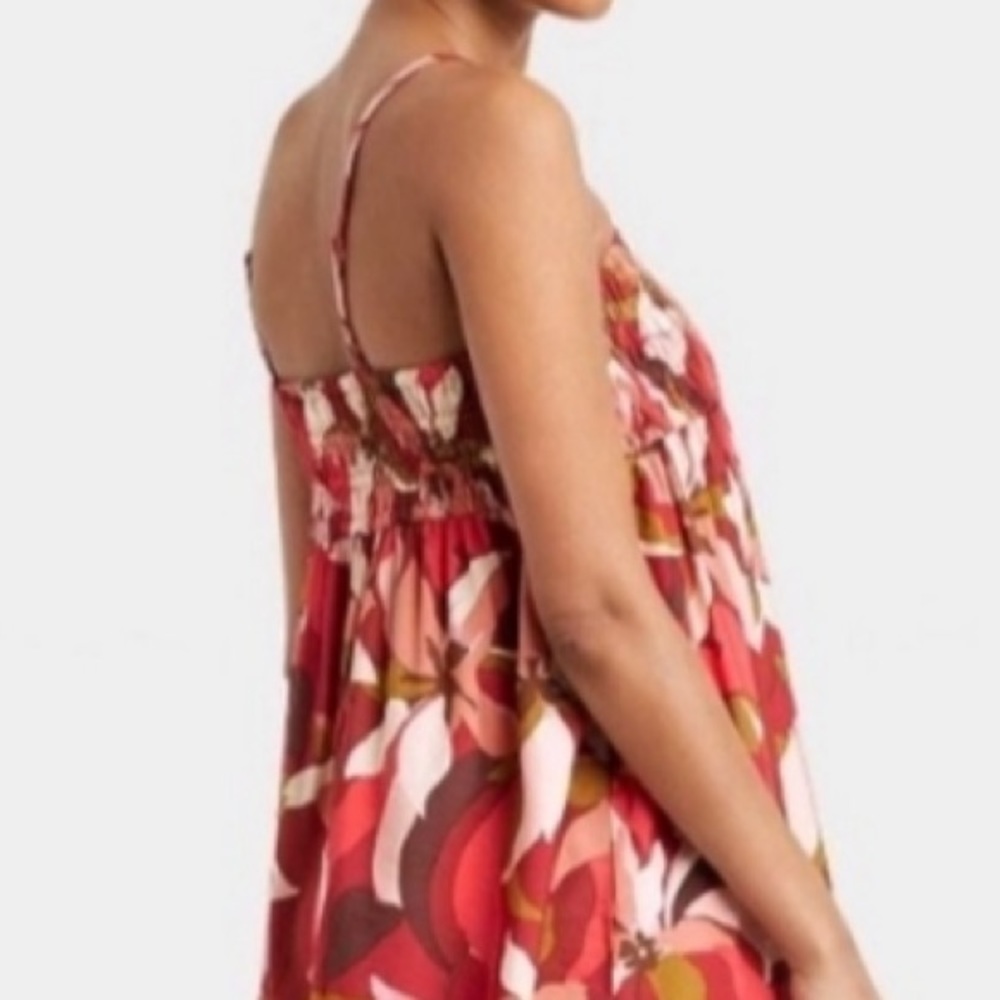Women’s Dress Spaghetti strap A New Day Color Red/Pid XS. NWT - Picture 5 of 5